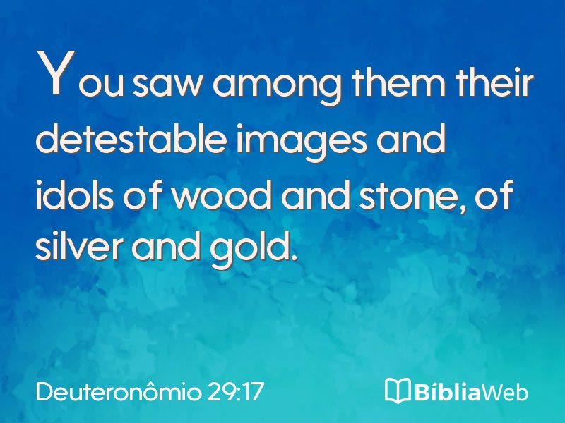 Deuteronômio 29:17 em imagem para compartilhar
