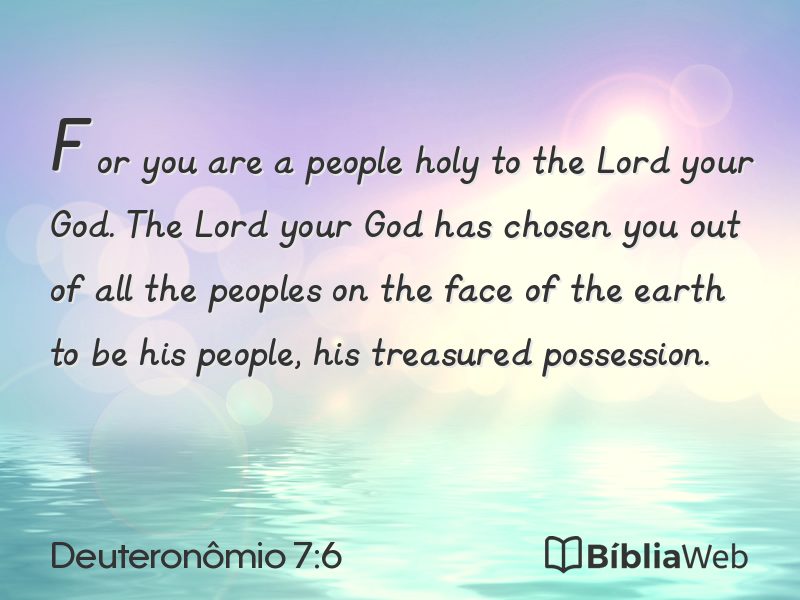 Deuteronômio 7:6 em imagem para compartilhar