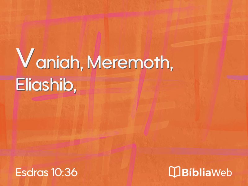 Esdras 10:36 em imagem para compartilhar