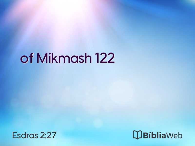 Esdras 2:27 em imagem para compartilhar