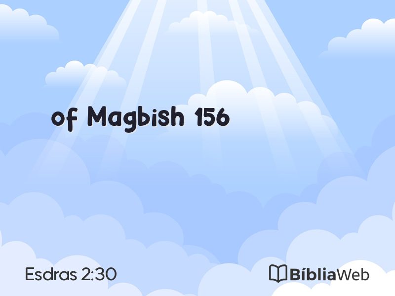 Esdras 2:30 em imagem para compartilhar