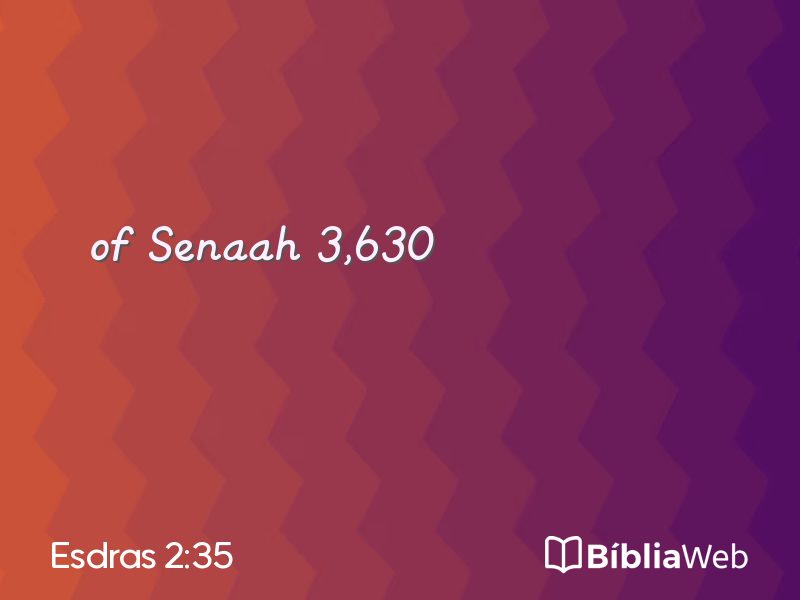 Esdras 2:35 em imagem para compartilhar