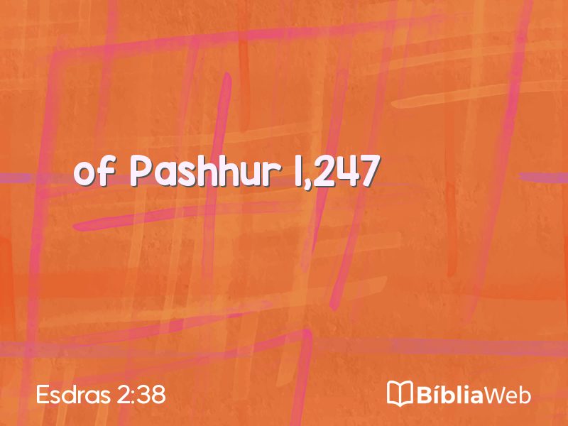 Esdras 2:38 em imagem para compartilhar