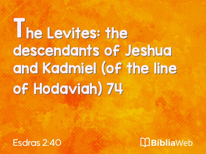 Esdras 2:40 em imagem para compartilhar