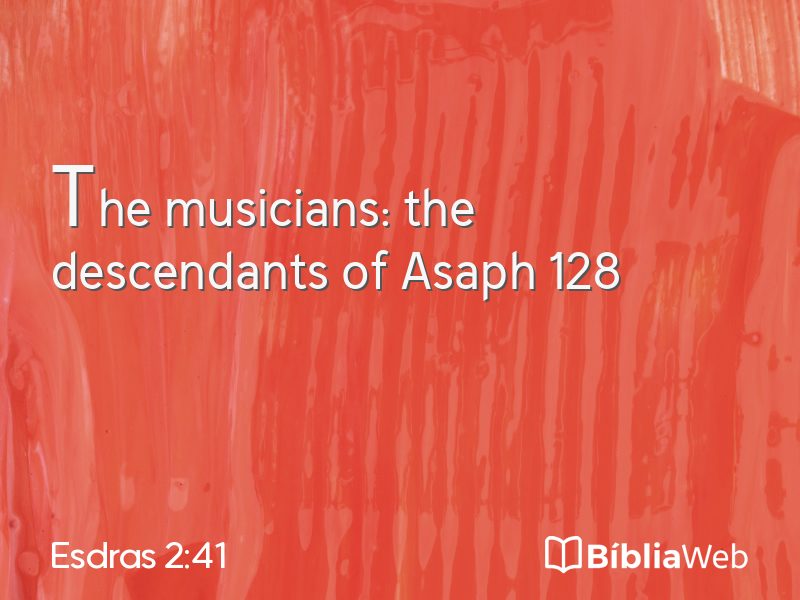 Esdras 2:41 em imagem para compartilhar