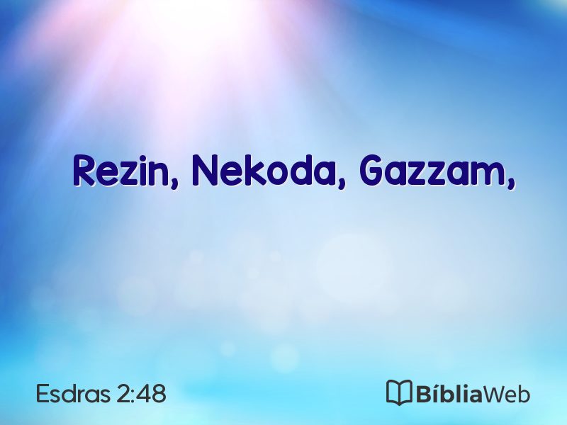 Esdras 2:48 em imagem para compartilhar