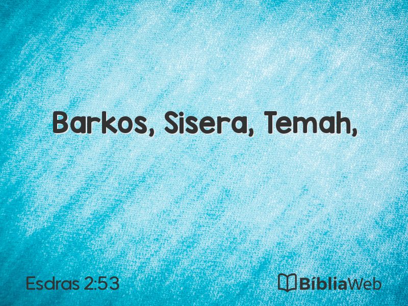 Esdras 2:53 em imagem para compartilhar