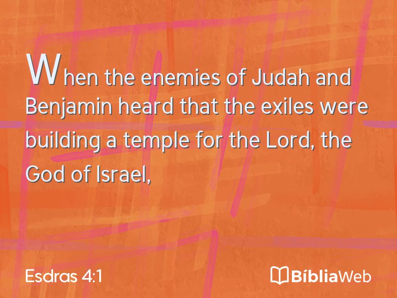 Esdras 4:1 em imagem para compartilhar