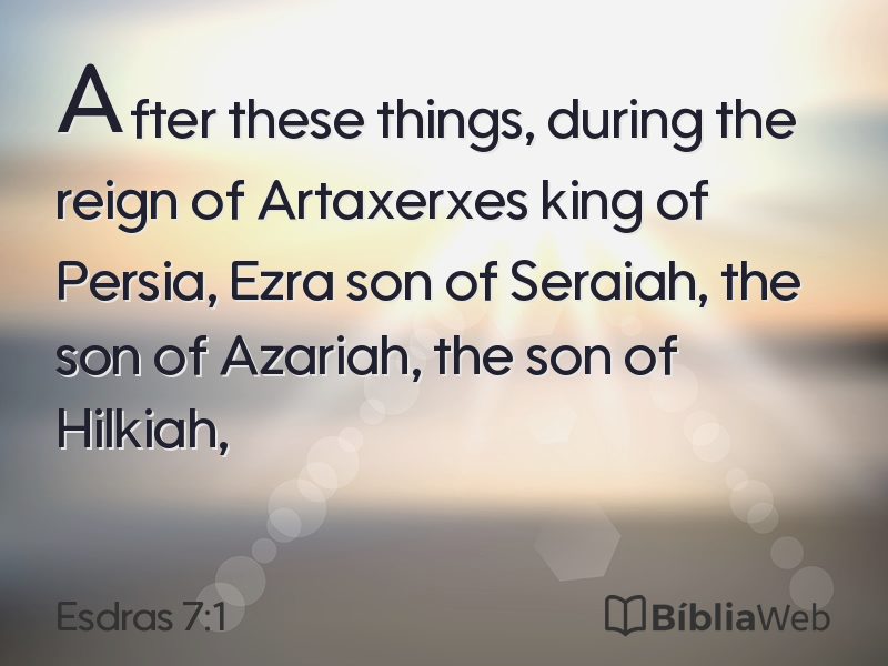 Esdras 7:1 em imagem para compartilhar