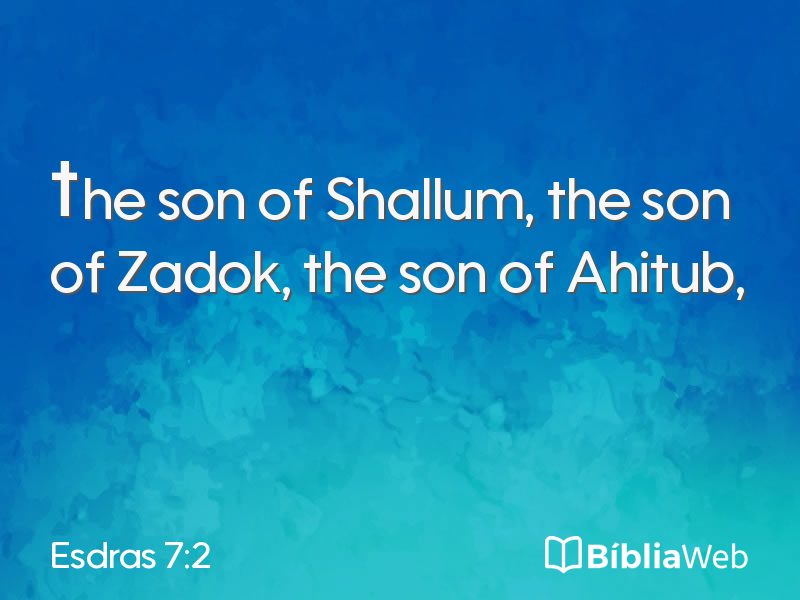 Esdras 7:2 em imagem para compartilhar
