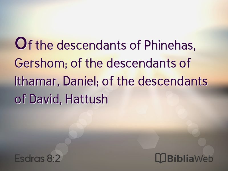 Esdras 8:2 em imagem para compartilhar