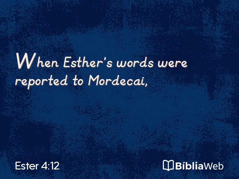 Ester 4:12 em imagem para compartilhar