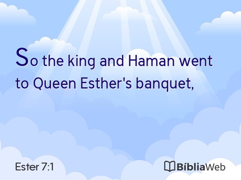 Ester 7:1 em imagem para compartilhar