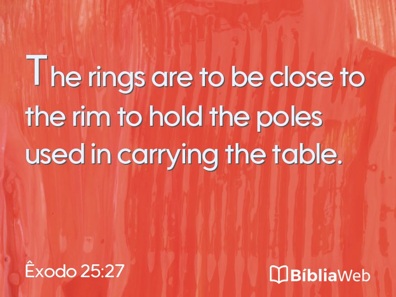 Êxodo 25:27 em imagem para compartilhar