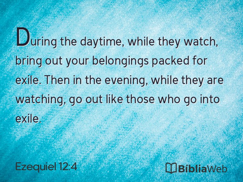 Ezequiel 12:4 em imagem para compartilhar