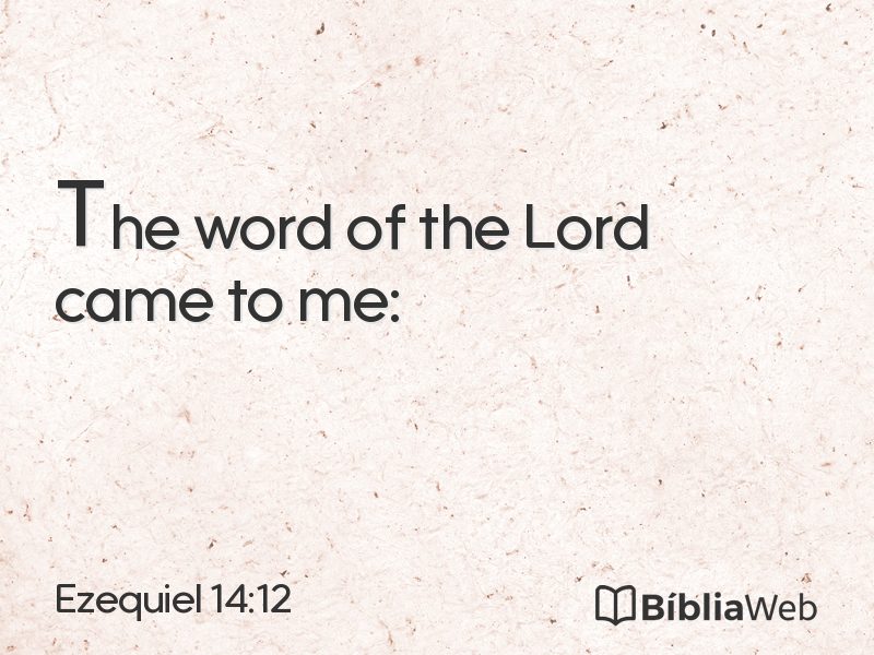 Ezequiel 14:12 em imagem para compartilhar