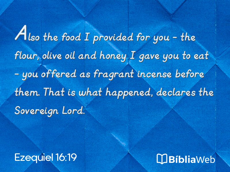 Ezequiel 16:19 em imagem para compartilhar