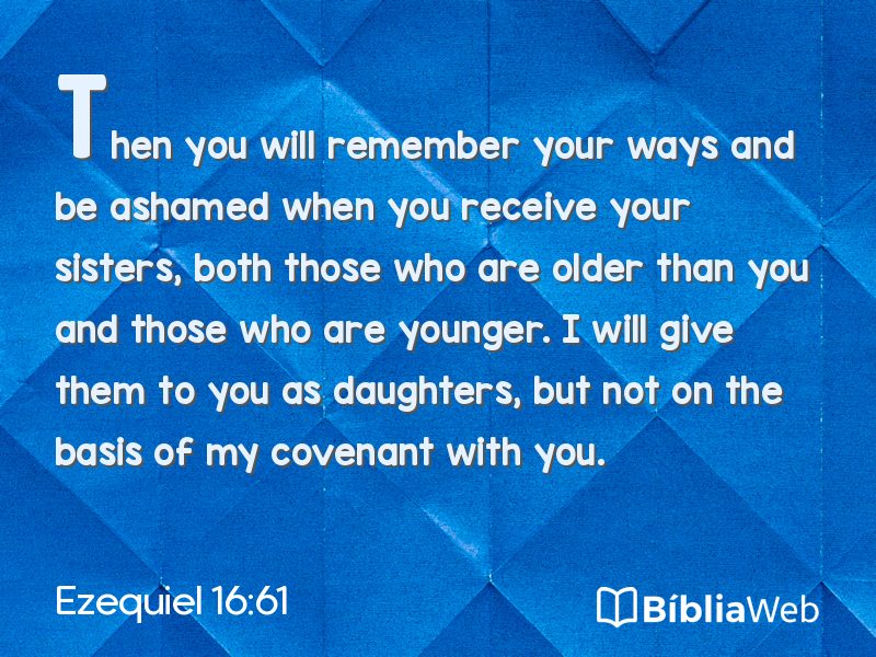 Ezequiel 16:61 em imagem para compartilhar