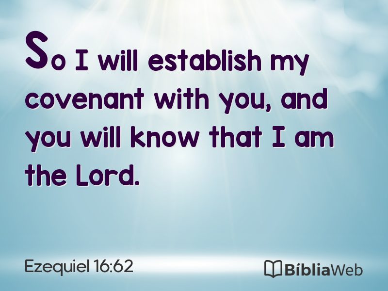 Ezequiel 16:62 em imagem para compartilhar