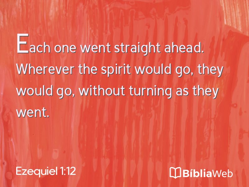 Ezequiel 1:12 em imagem para compartilhar