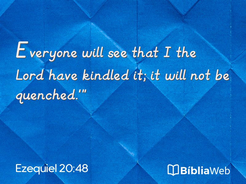 Ezequiel 20:48 em imagem para compartilhar