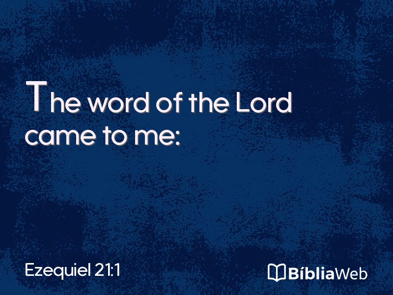 Ezequiel 21:1 em imagem para compartilhar