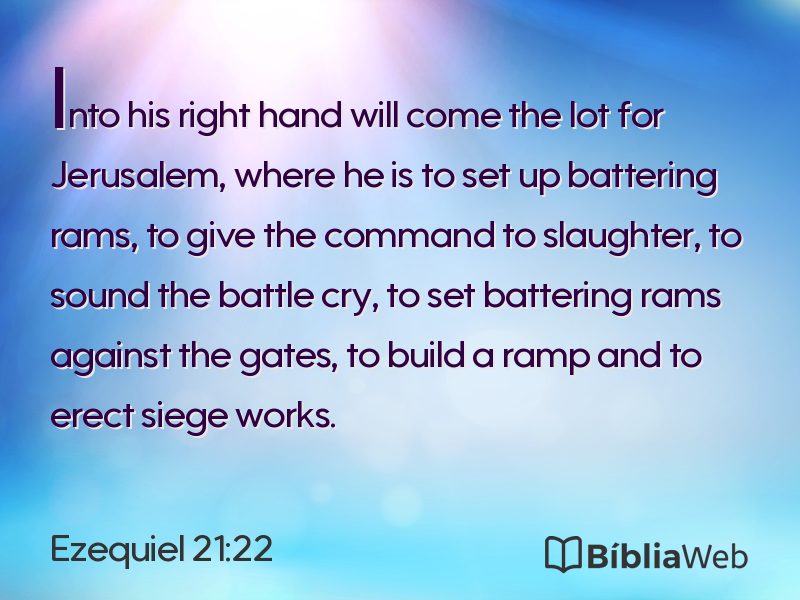 Ezequiel 21:22 em imagem para compartilhar