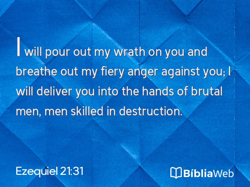 Ezequiel 21:31 em imagem para compartilhar