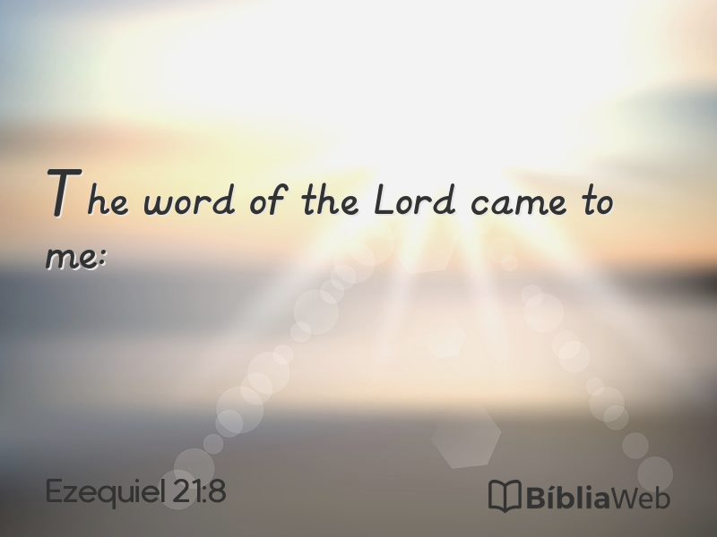 Ezequiel 21:8 em imagem para compartilhar