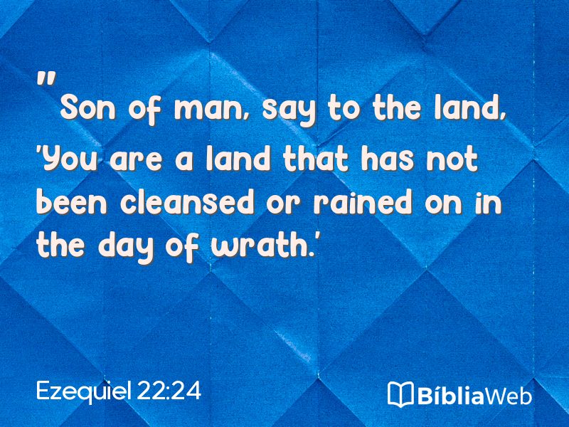 Ezequiel 22:24 em imagem para compartilhar