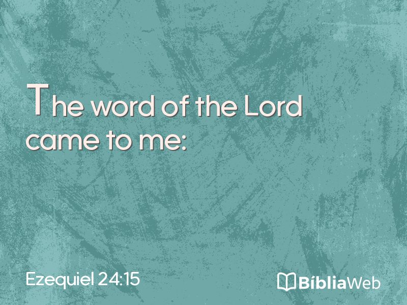 Ezequiel 24:15 em imagem para compartilhar