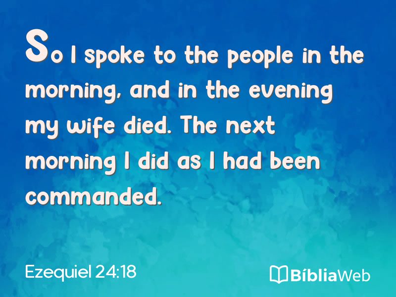 Ezequiel 24:18 em imagem para compartilhar