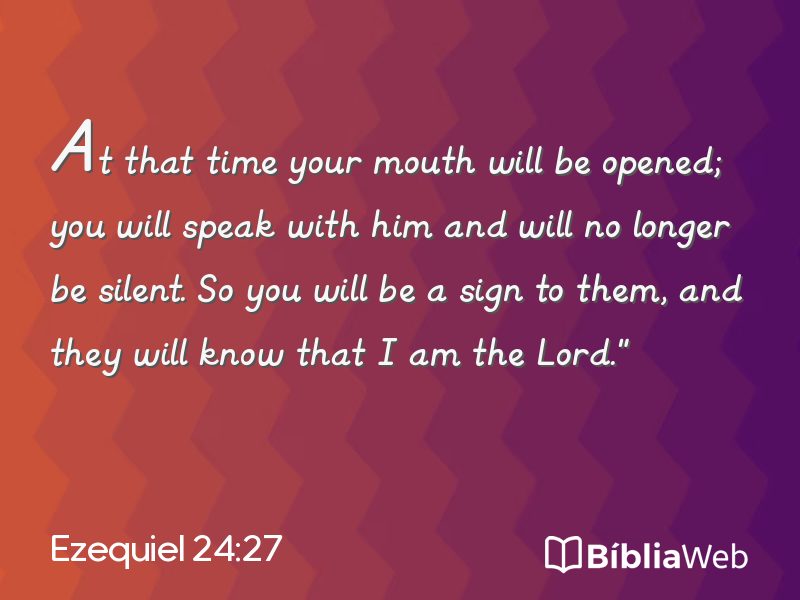 Ezequiel 24:27 em imagem para compartilhar