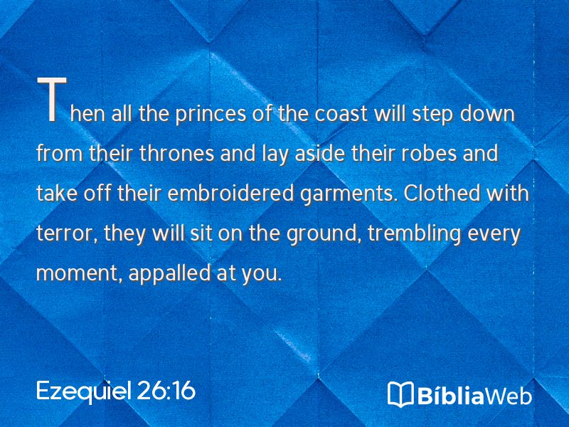 Ezequiel 26:16 em imagem para compartilhar
