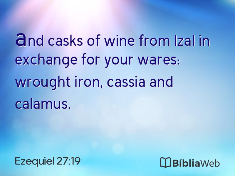 Ezequiel 27:19 em imagem para compartilhar