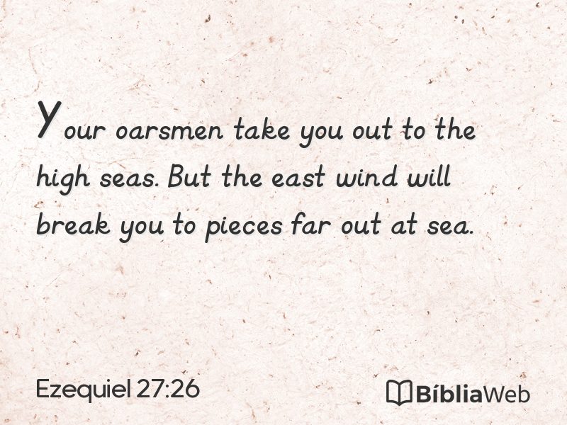Ezequiel 27:26 em imagem para compartilhar