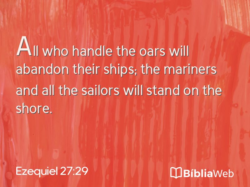 Ezequiel 27:29 em imagem para compartilhar