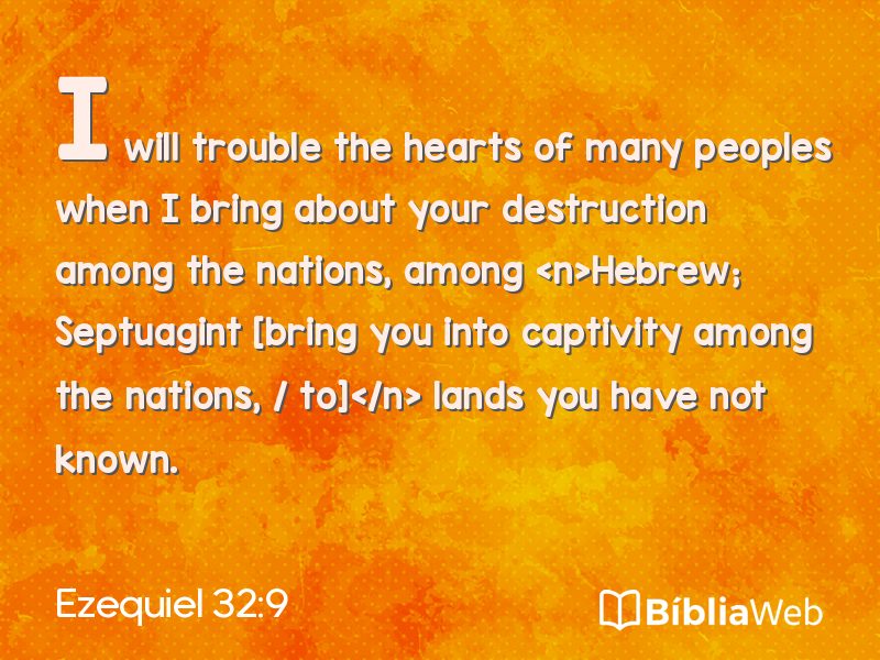 Ezequiel 32:9 em imagem para compartilhar
