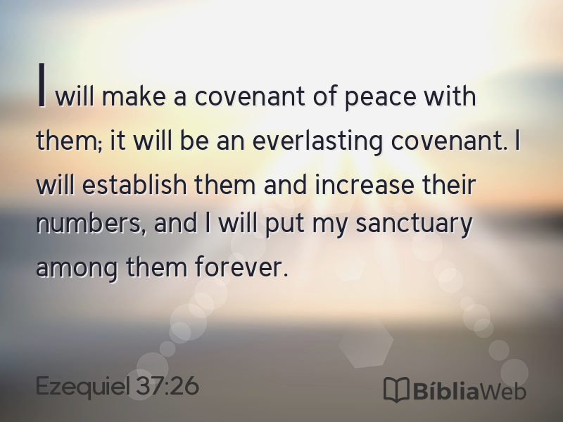 Ezequiel 37:26 em imagem para compartilhar