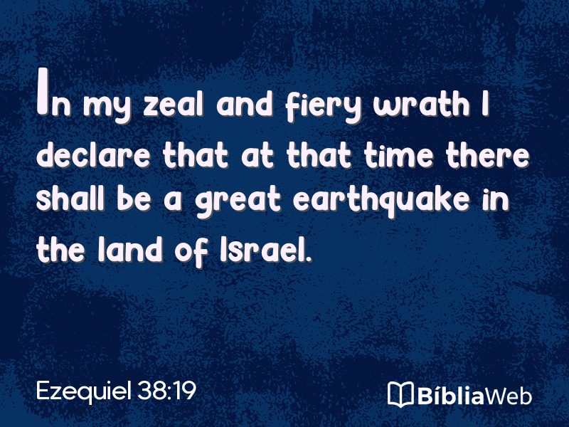Ezequiel 38:19 em imagem para compartilhar