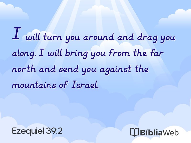 Ezequiel 39:2 em imagem para compartilhar