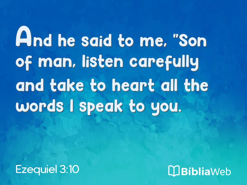 Ezequiel 3:10 em imagem para compartilhar