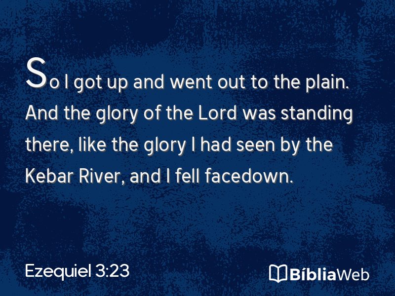 Ezequiel 3:23 em imagem para compartilhar
