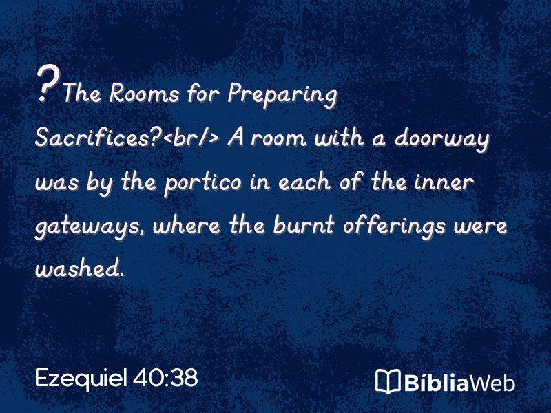 Ezequiel 40:38 em imagem para compartilhar