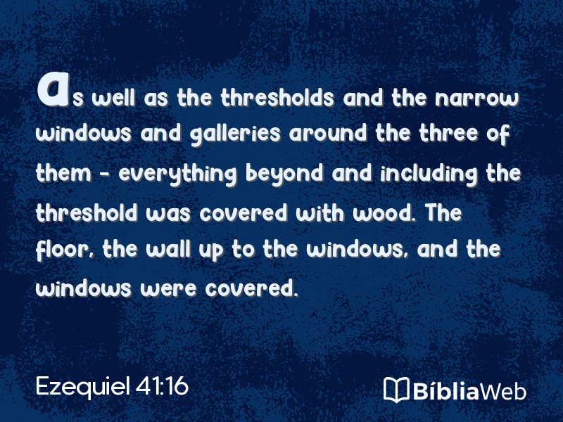 Ezequiel 41:16 em imagem para compartilhar
