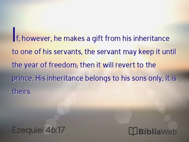 Ezequiel 46:17 em imagem para compartilhar