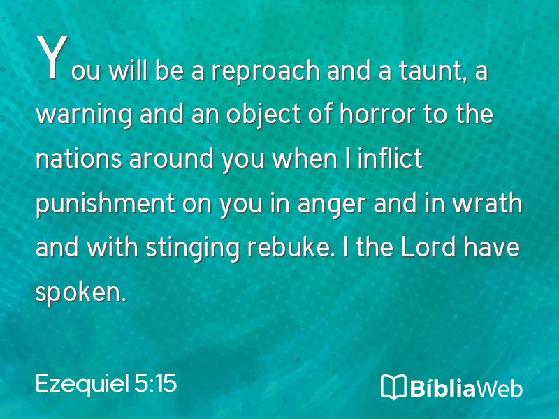 Ezequiel 5:15 em imagem para compartilhar