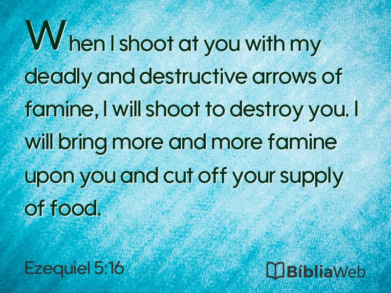 Ezequiel 5:16 em imagem para compartilhar