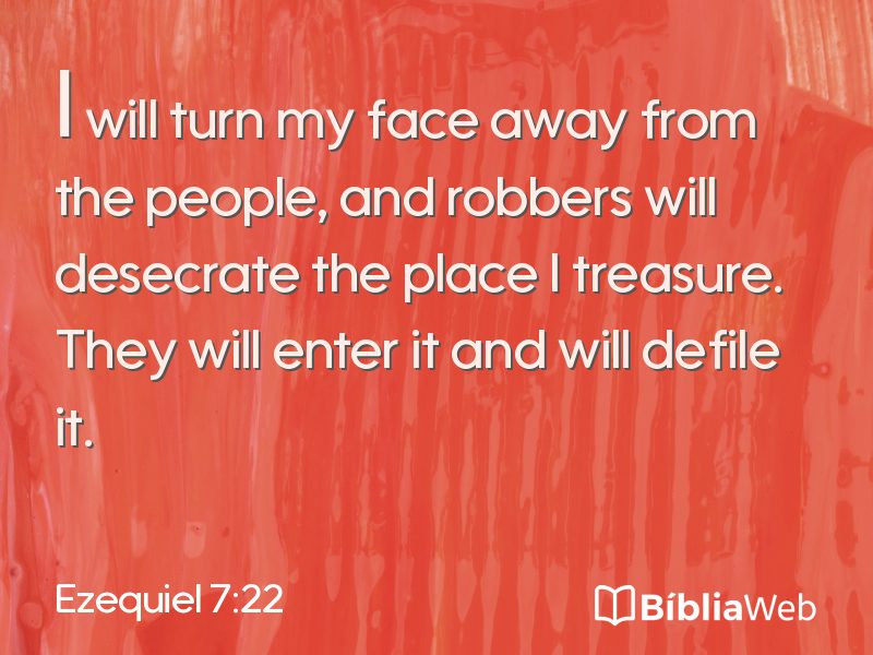 Ezequiel 7:22 em imagem para compartilhar