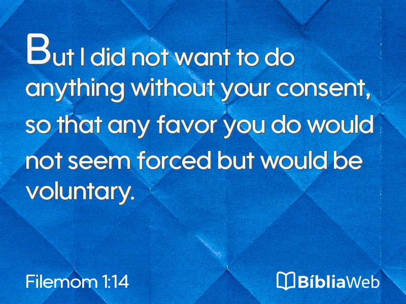 Filemom 1:14 em imagem para compartilhar